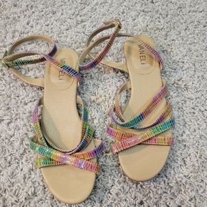 NWOT Vaneli Wrap Around Sandals. Size 6 1/2